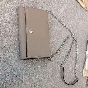 Tory Burch Robinson Wallet On A Chain Crossbody Bag